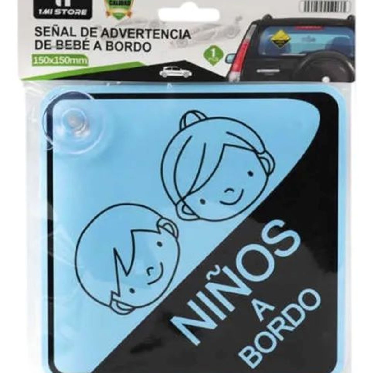 GENERICO - Señales De Advertencia De Bebé A Bordo Azul