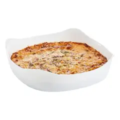 LUMINA - Fuente Para Horno Redonda Refractario Vidrio Opal 31L