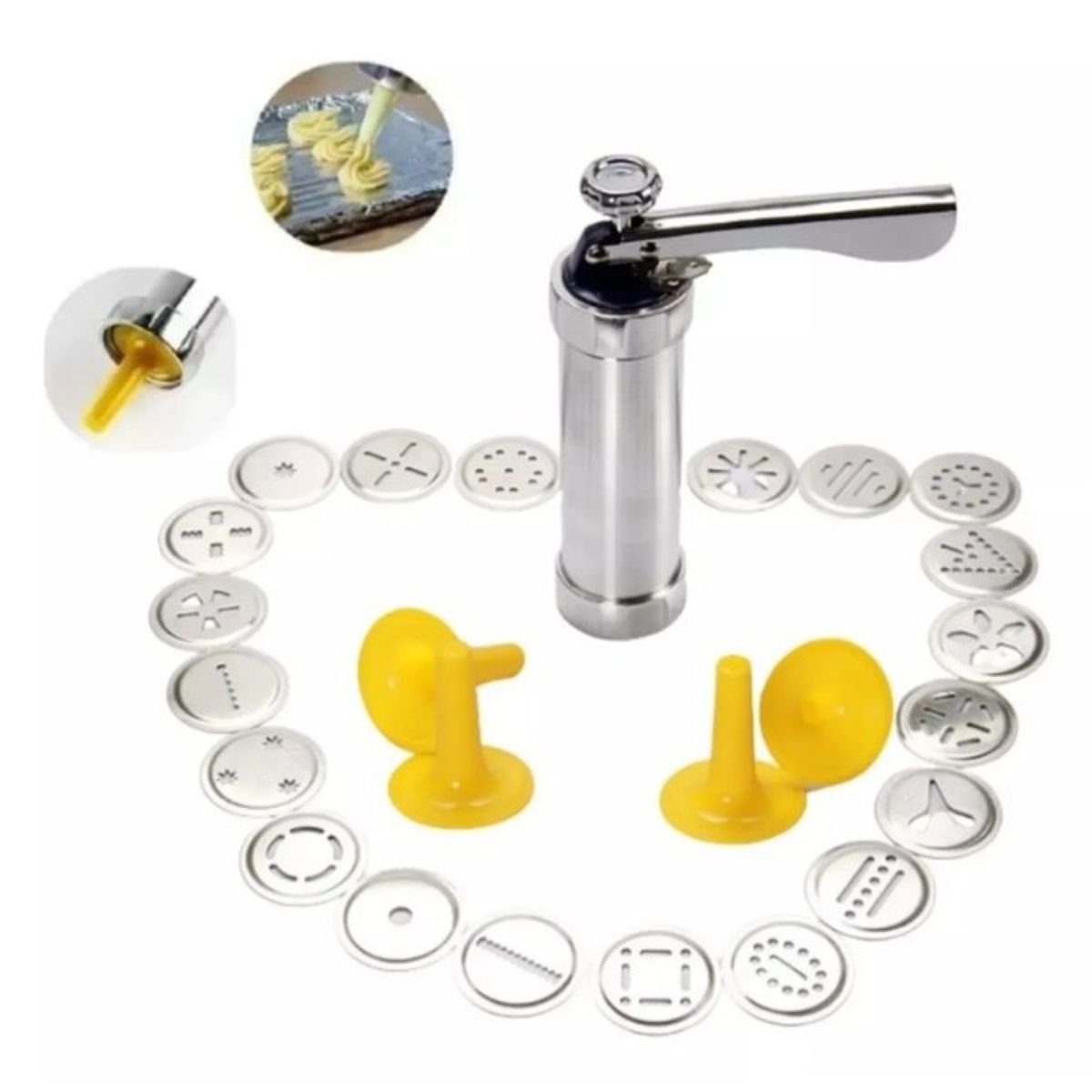 GENERICO - Maquina Para Hacer Galletas o Rellenar Churros Cocina