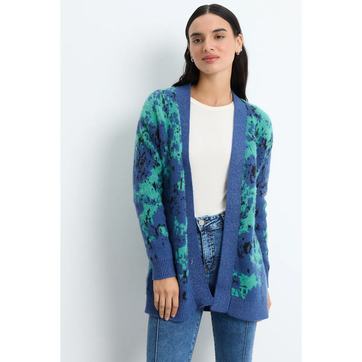 IO - Cardigan Azul Marino Mujer Io
