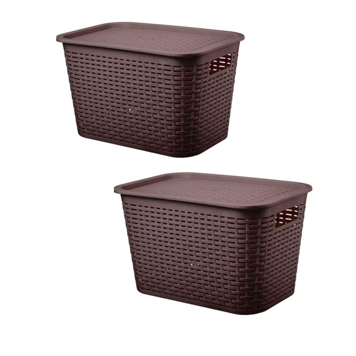 REYPLAST - X2 Canastilla Caja Organizadora 22 Litros Canastilla Tavarúa