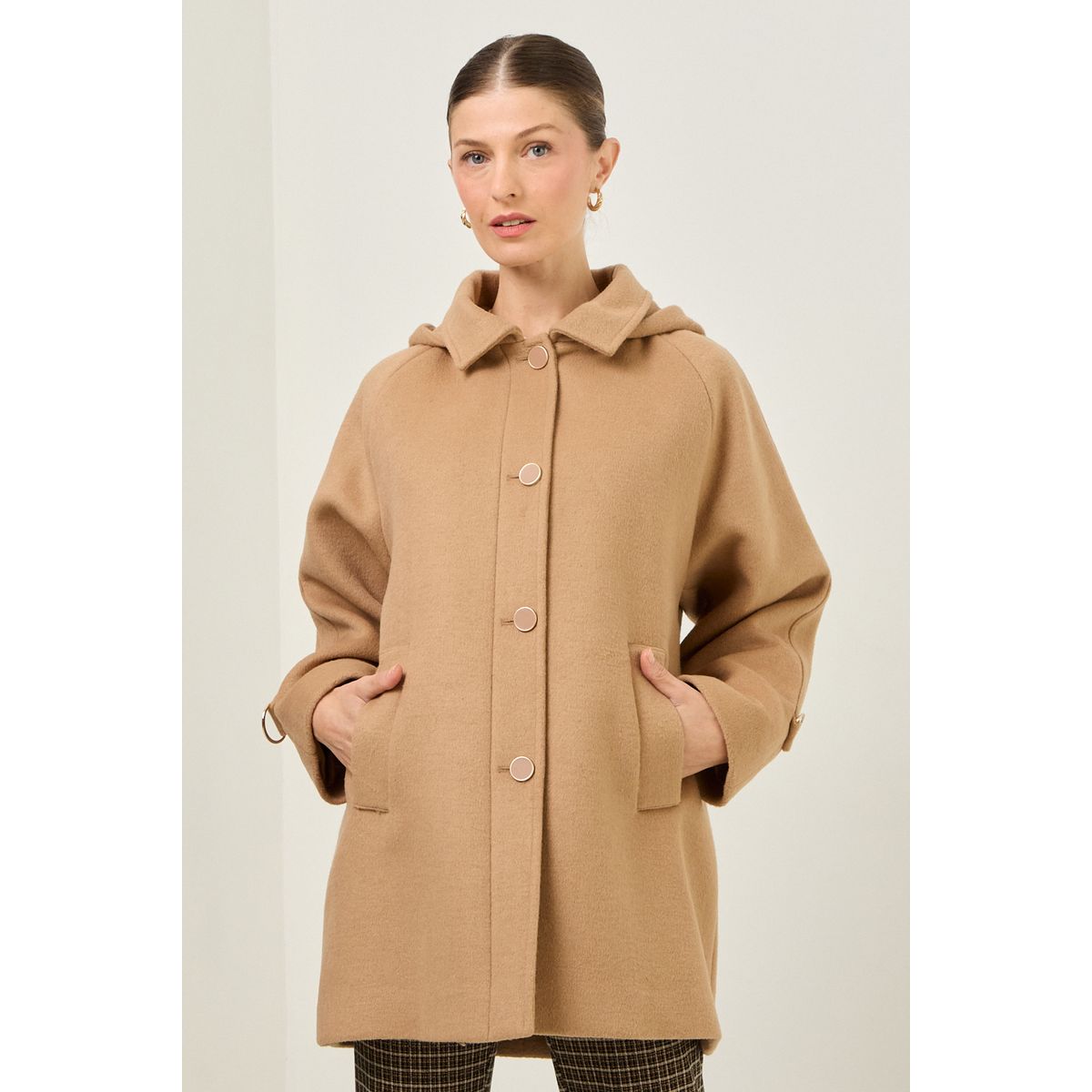 MA GRIFFE - Chaqueton Café Mujer Magriffe