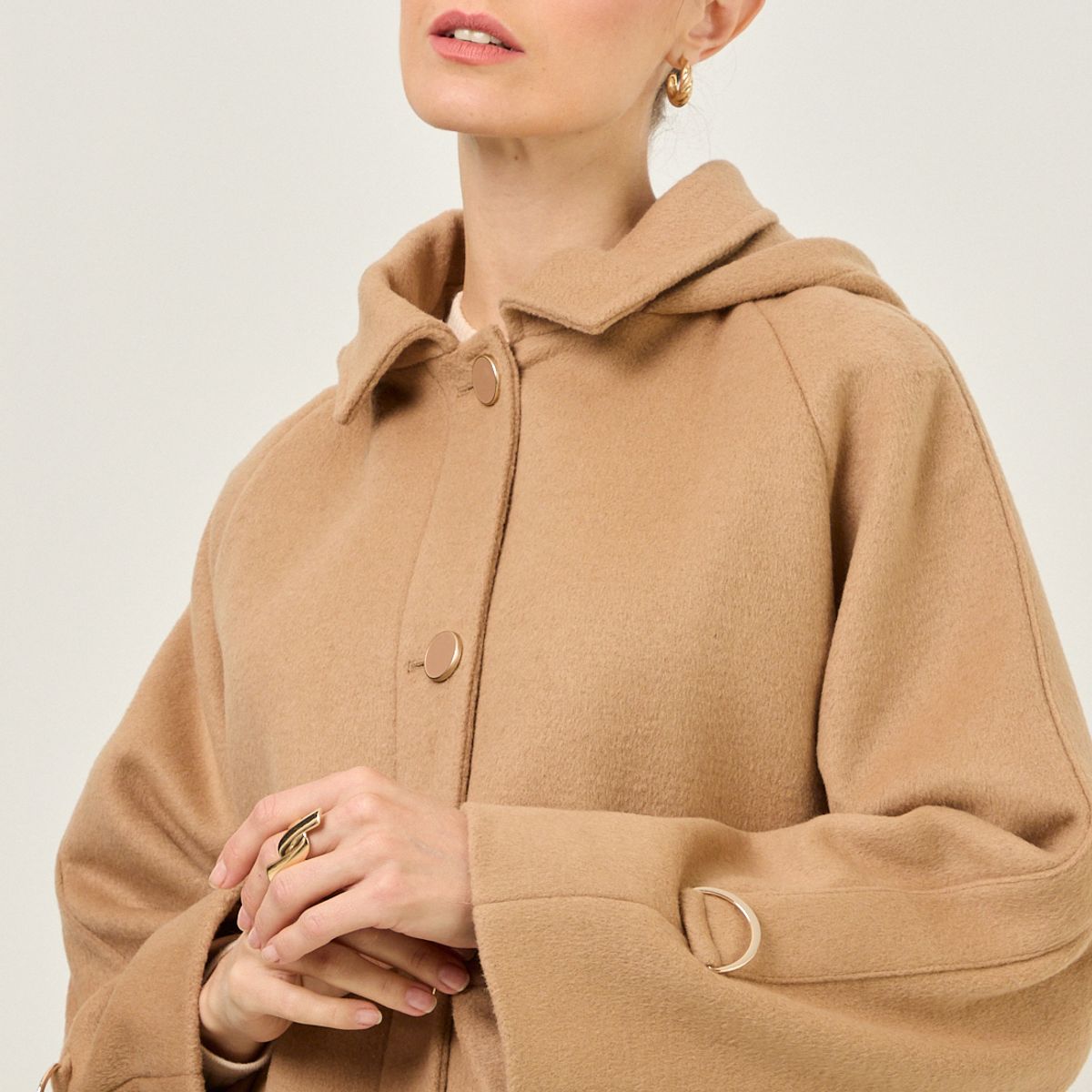 MA GRIFFE - Chaqueton Café Mujer Magriffe