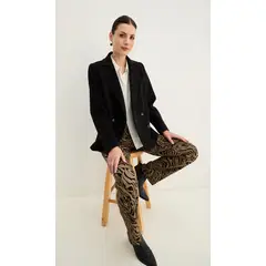 MA GRIFFE - Blazer Negro Mujer Magriffe