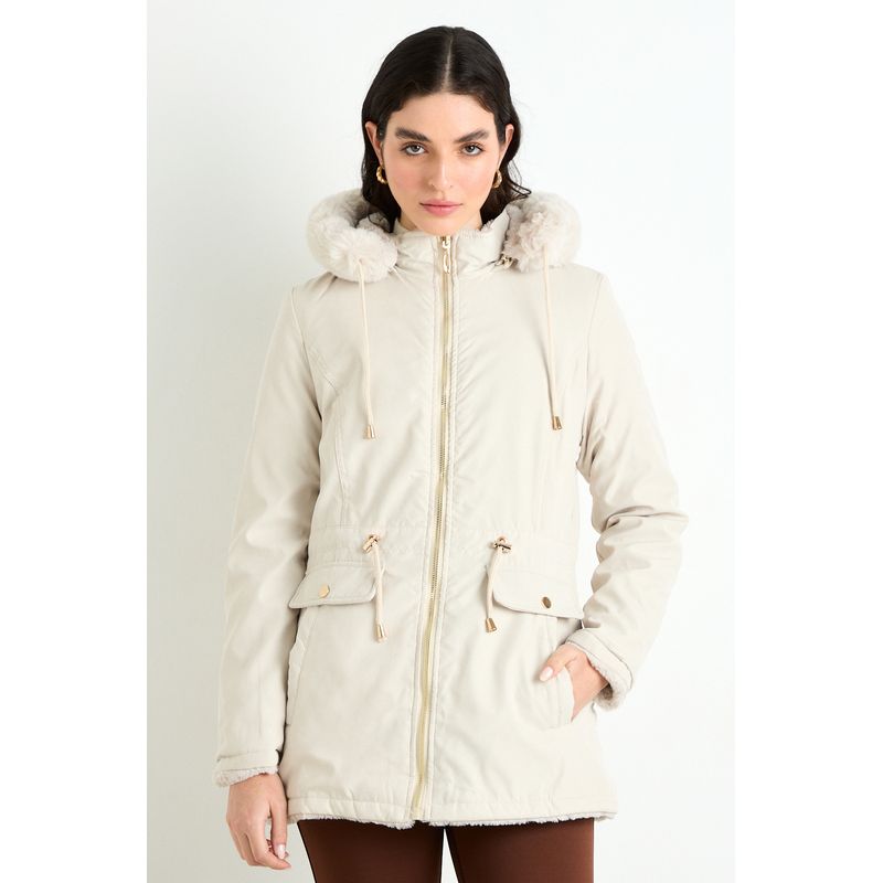 ASH - Chaqueton Beige Mujer Ash