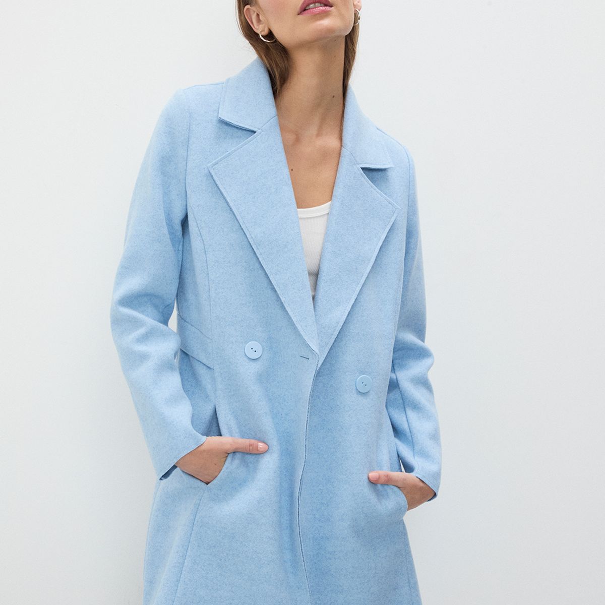 IO - Chaqueton Celeste Mujer Io