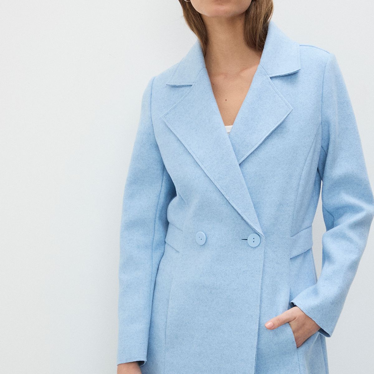 IO - Chaqueton Celeste Mujer Io