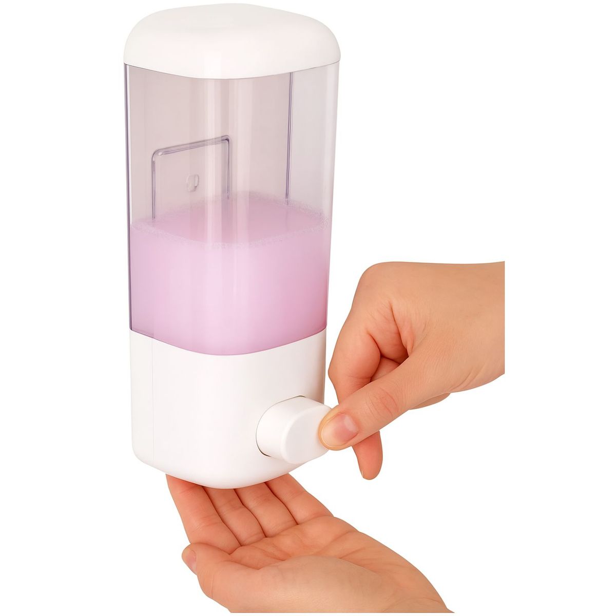 GENERICO - Dispensador De Jabon Liquido Alcohol Gel Shampo 500ml Blanco