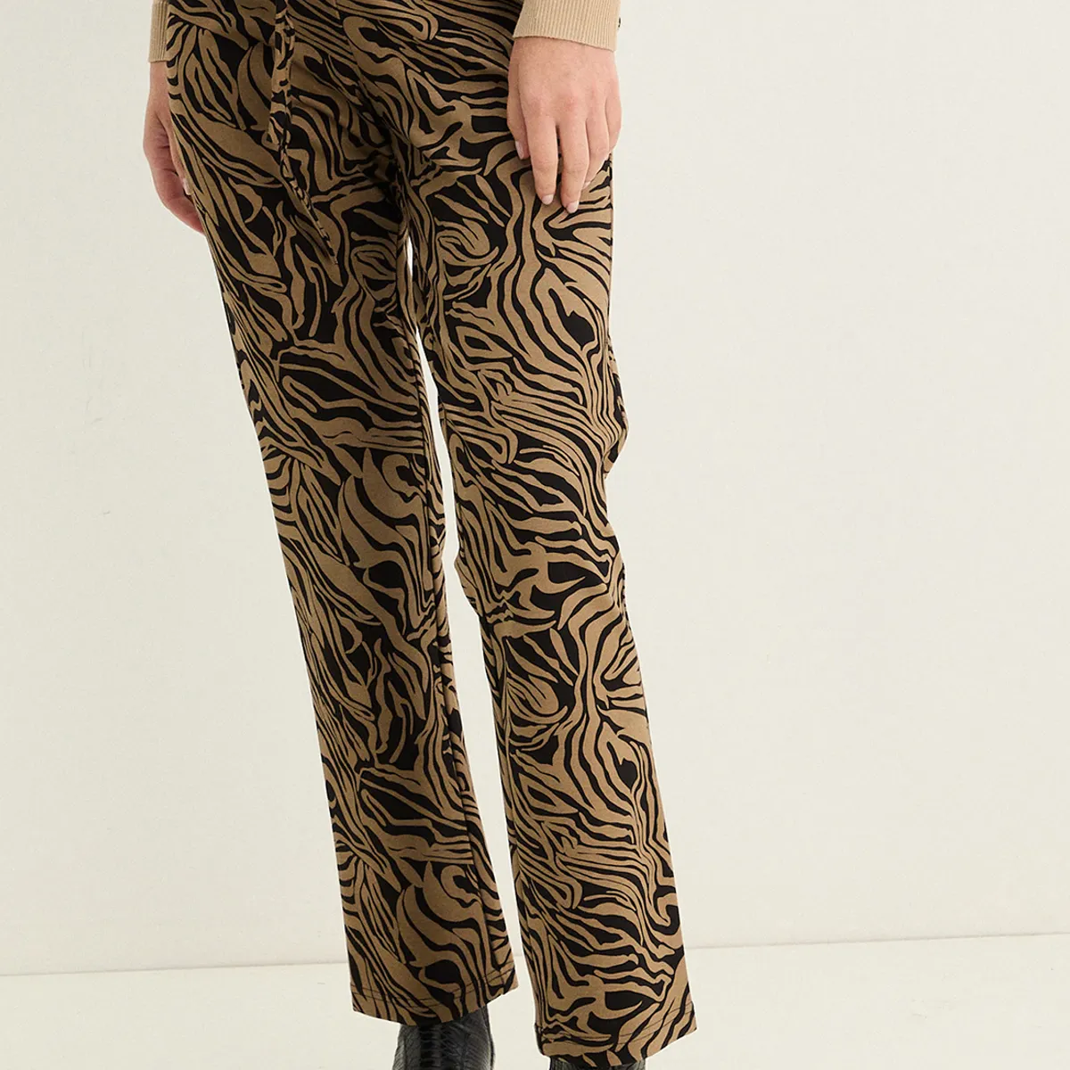 MA GRIFFE - Calza Negro Mujer Magriffe