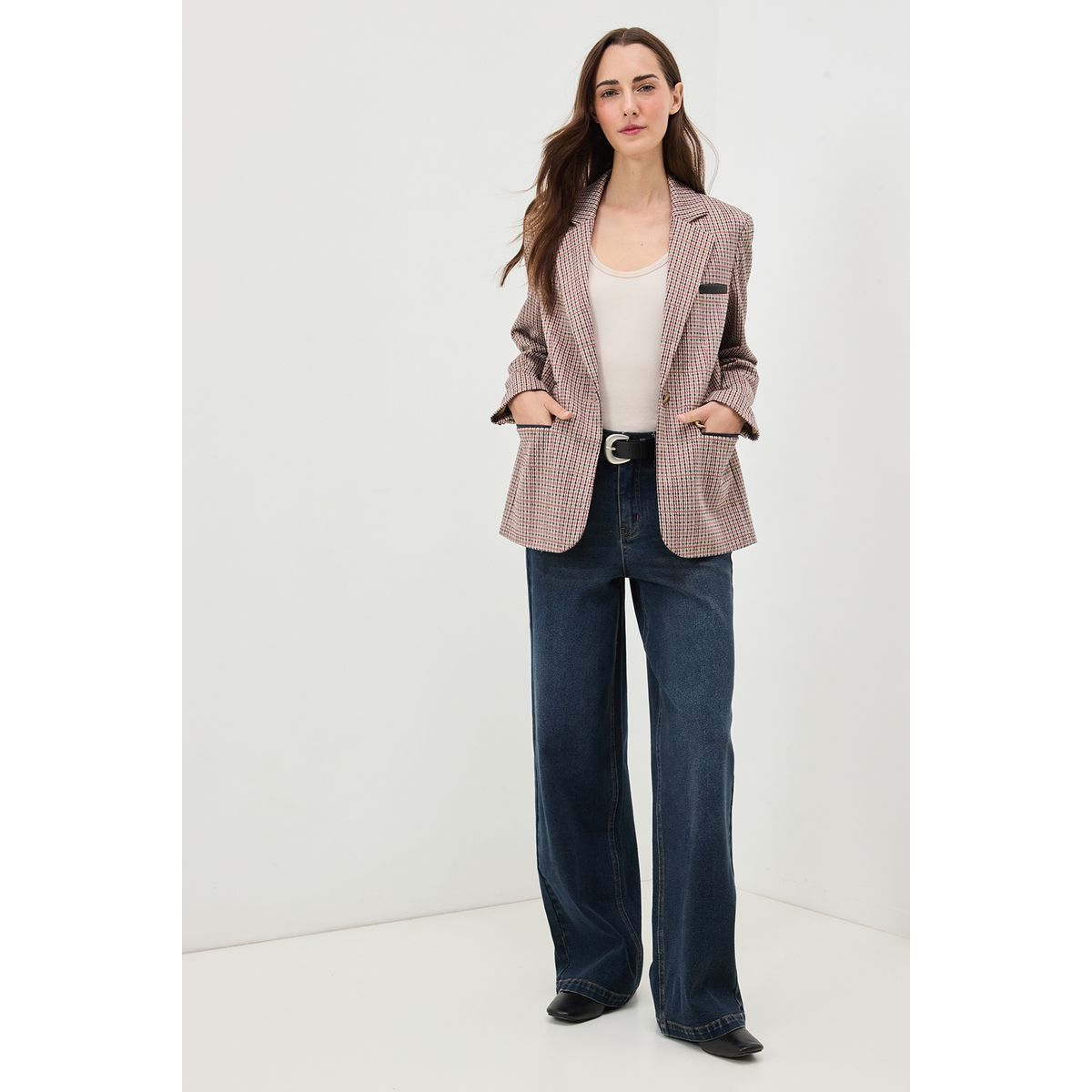 IO - Blazer Beige Mujer Io