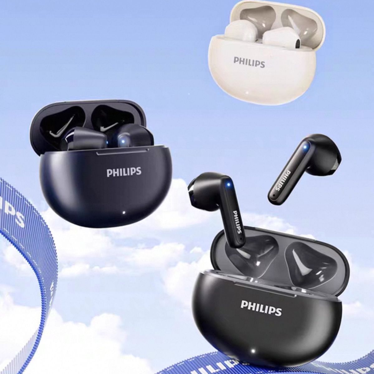 PHILIPS - Audifonos Bluetooth Philips TAT1119 Wireless Pure Bass