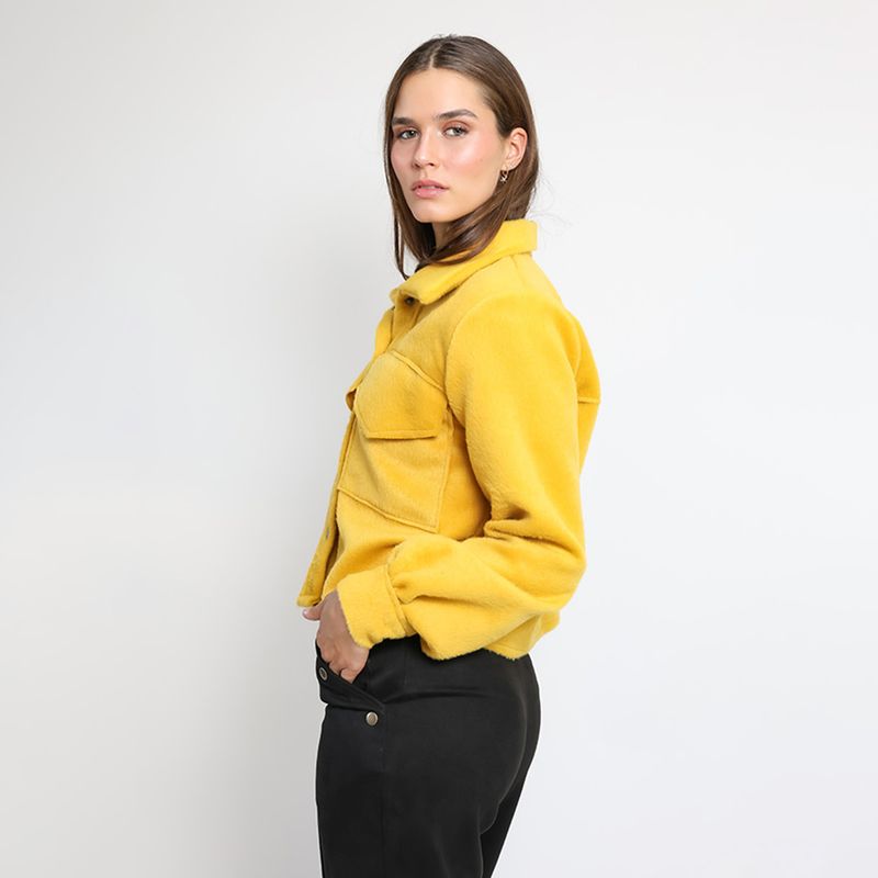 NATALIA SEGUEL - Chaqueta Antonia Amarillo Natalia Seguel.