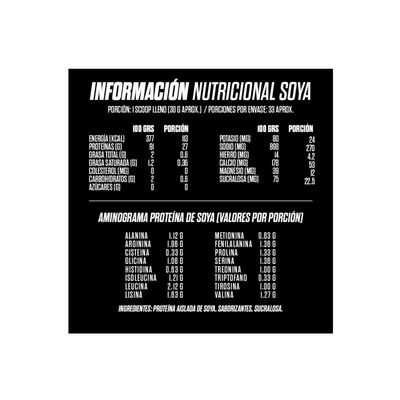 Imagen 2 del producto PROTEINA VEGETAL 33 SERVICIOS MANGO MARACUYA -