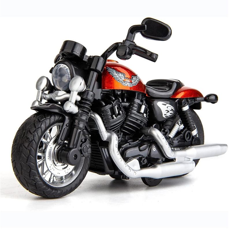 GENERICO - Motocicleta Juguete Coleccionable Luz Sonido Escala 112