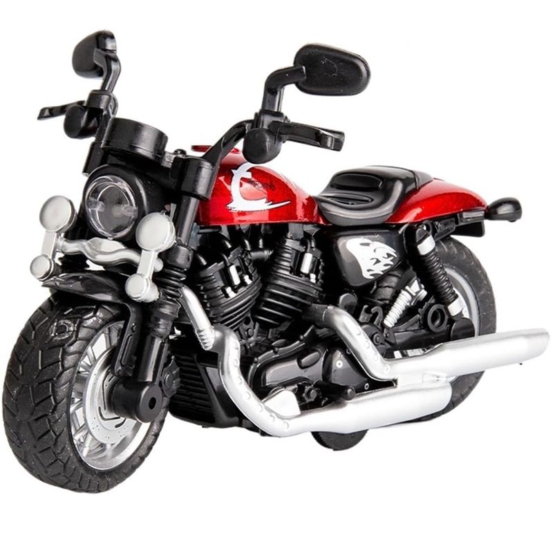 GENERICO - Motocicleta Juguete Coleccionable Luz Sonido Escala 112