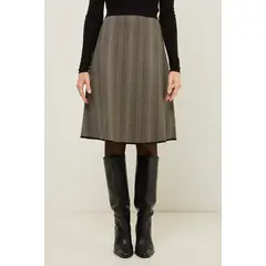 MA GRIFFE - Falda Larga Negro Mujer Magriffe