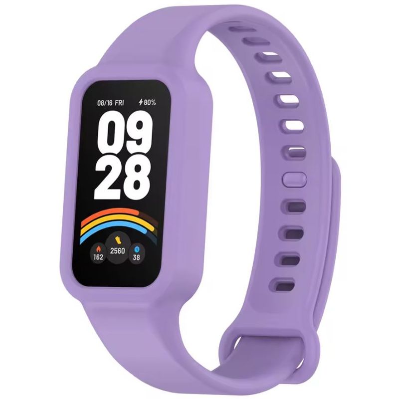GENERICO - Correa Silicona Para Xiaomi Smart Band 9 Active Lila