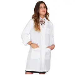 EL TRECE - Delantal Escolar Niña Blanco - Tallas 4 A 58