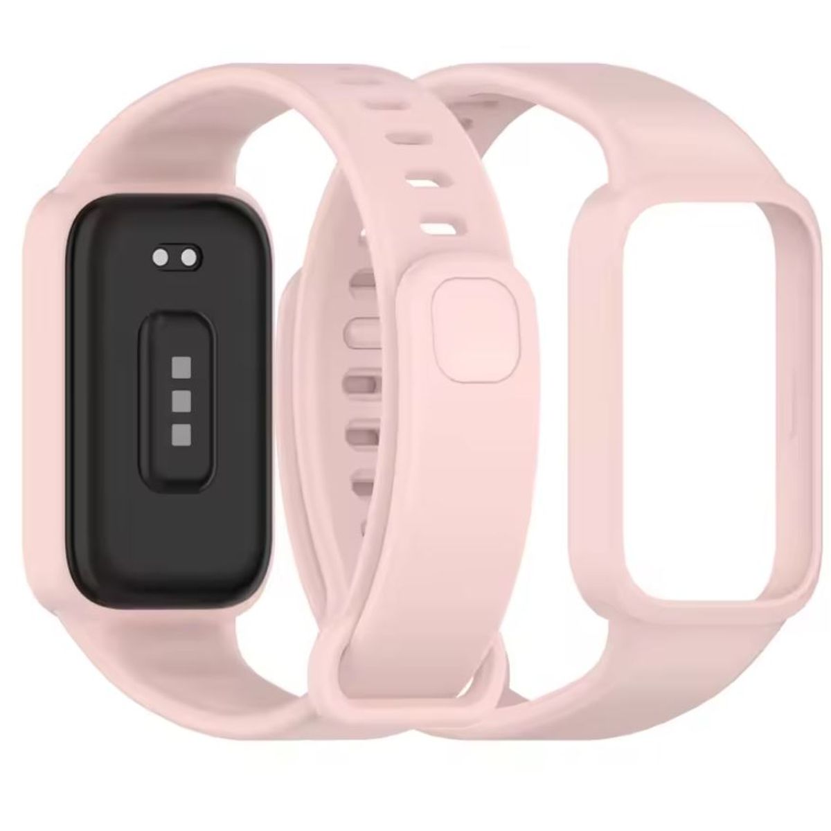 GENERICO - Correa Silicona Para Xiaomi Smart Band 9 Active Rosada