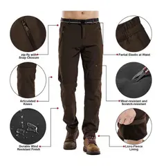 GENERICO - Pantalon Termico Softshell Impermeable