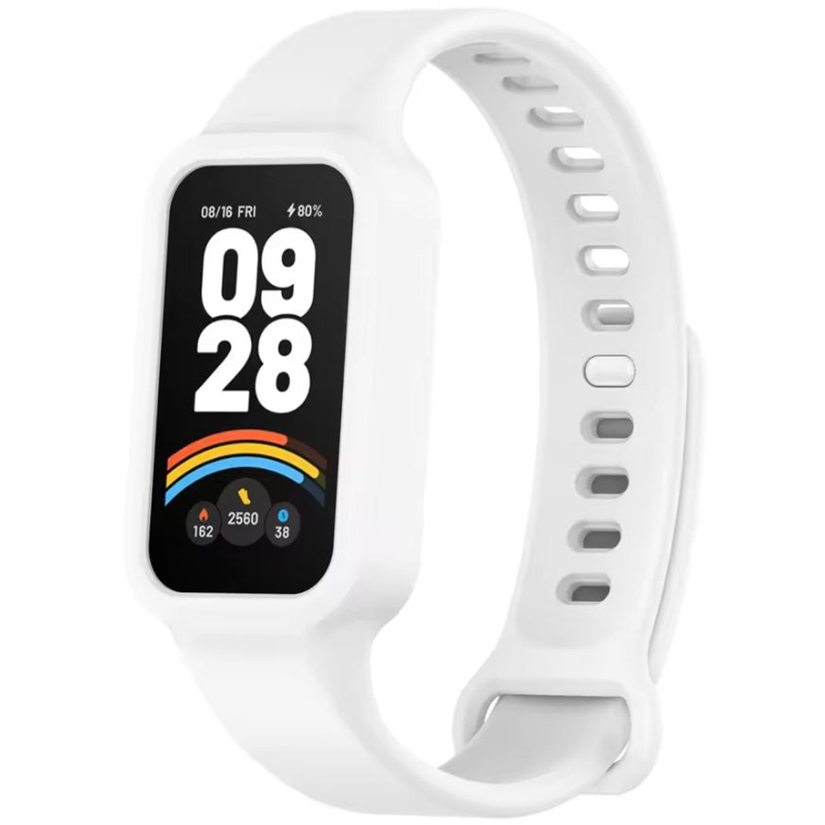 GENERICO - Correa Silicona Para Xiaomi Smart Band 9 Active Blanco