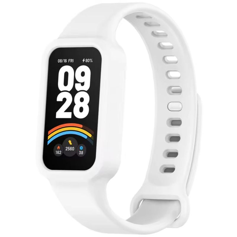 GENERICO - Correa Silicona Para Xiaomi Smart Band 9 Active Blanco
