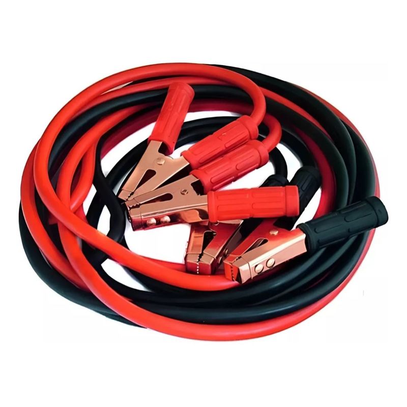 GENERICO - Cable Puente Bateria Booster 800 Amp Roba Corriente Auxiliar