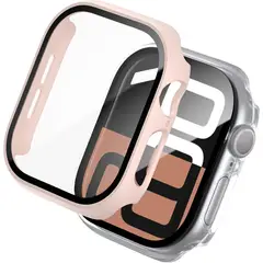 GENERICO - Protector Para Apple Watch 42mm Serie 10 Rosa Palo.