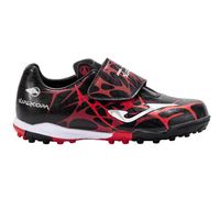 Zapatilla Futbol Turf Kids Supercopa Jr Negro Rojo