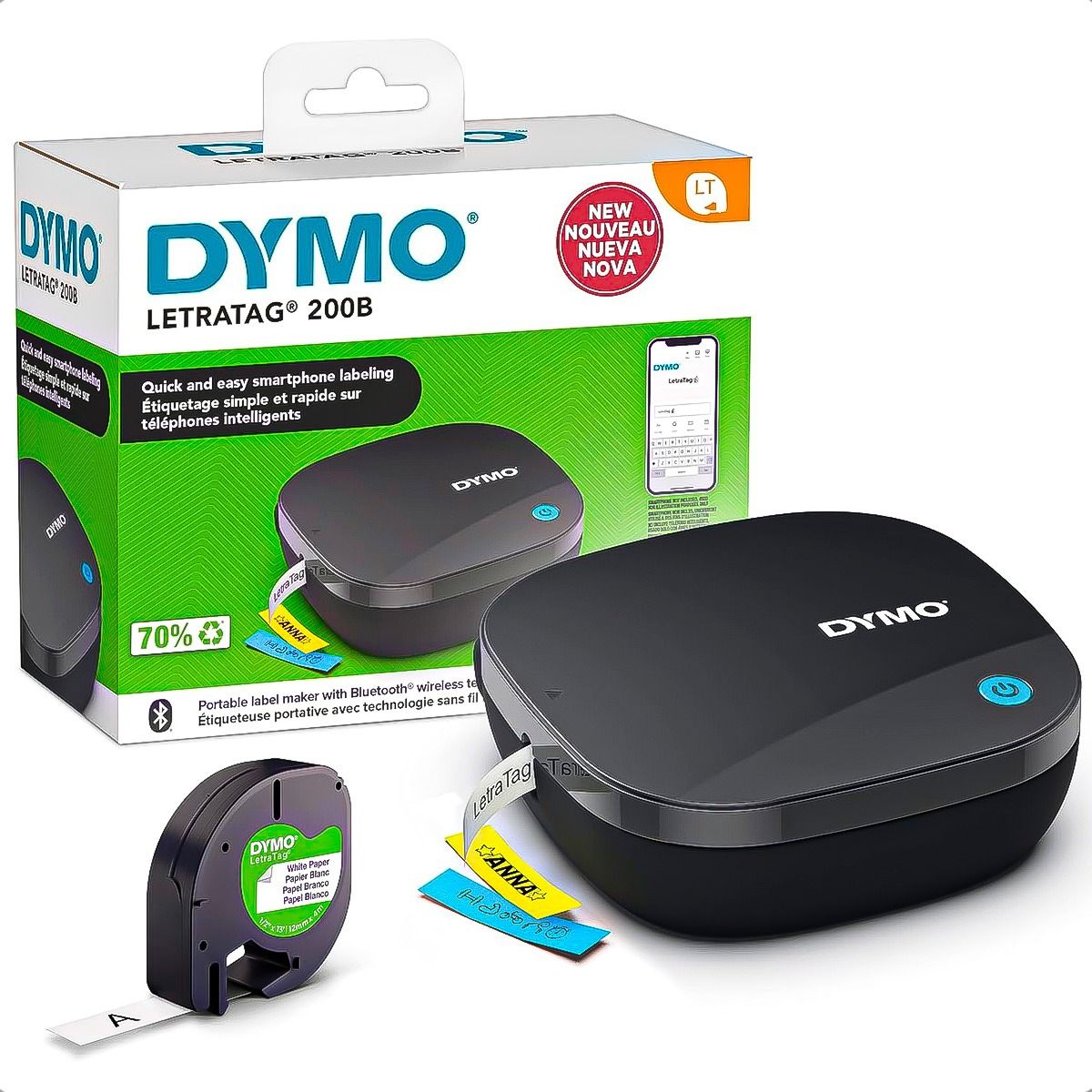 DYMO - Etiquetadora Bluetooth Etiquetadora Rotuladora Portatil Dymo