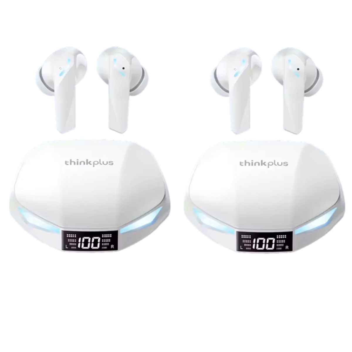 LENOVO - Set 2 Audífonos Lenovo XT55 Tws Bluetooth 5.4 -Blanco