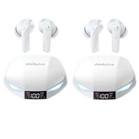Set 2 Audífonos XT55 Tws Bluetooth 5.4 -Blanco