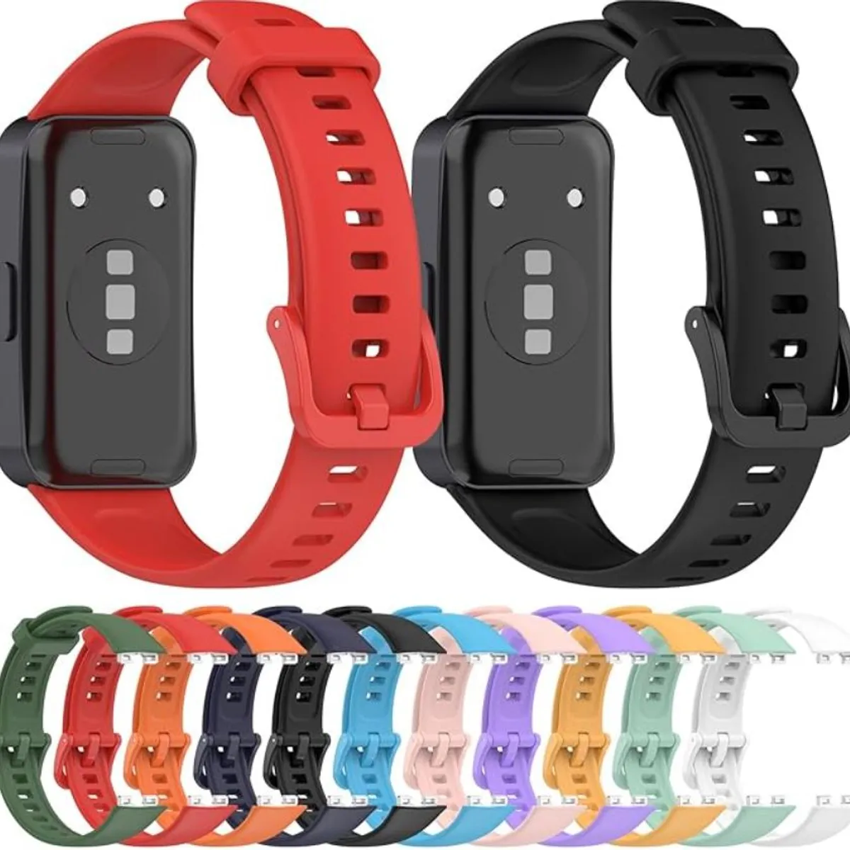 GENERICO - Correa Silicona Para Huawei Band 10 / 9 / 8 NFC Lila