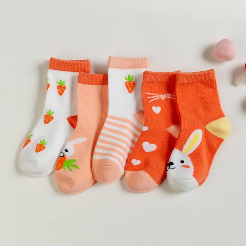 GENERICO - Pack 5 pares calcetines 3 meses a 3 años
