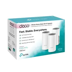 TP LINK - Router Wifi Tp-link Mesh Deco E4 Ac1200 3 Unidades.
