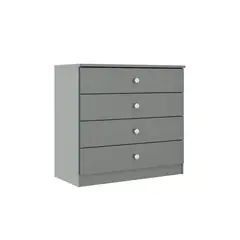 GENERICO - COMODA 4 CAJONES GRIS