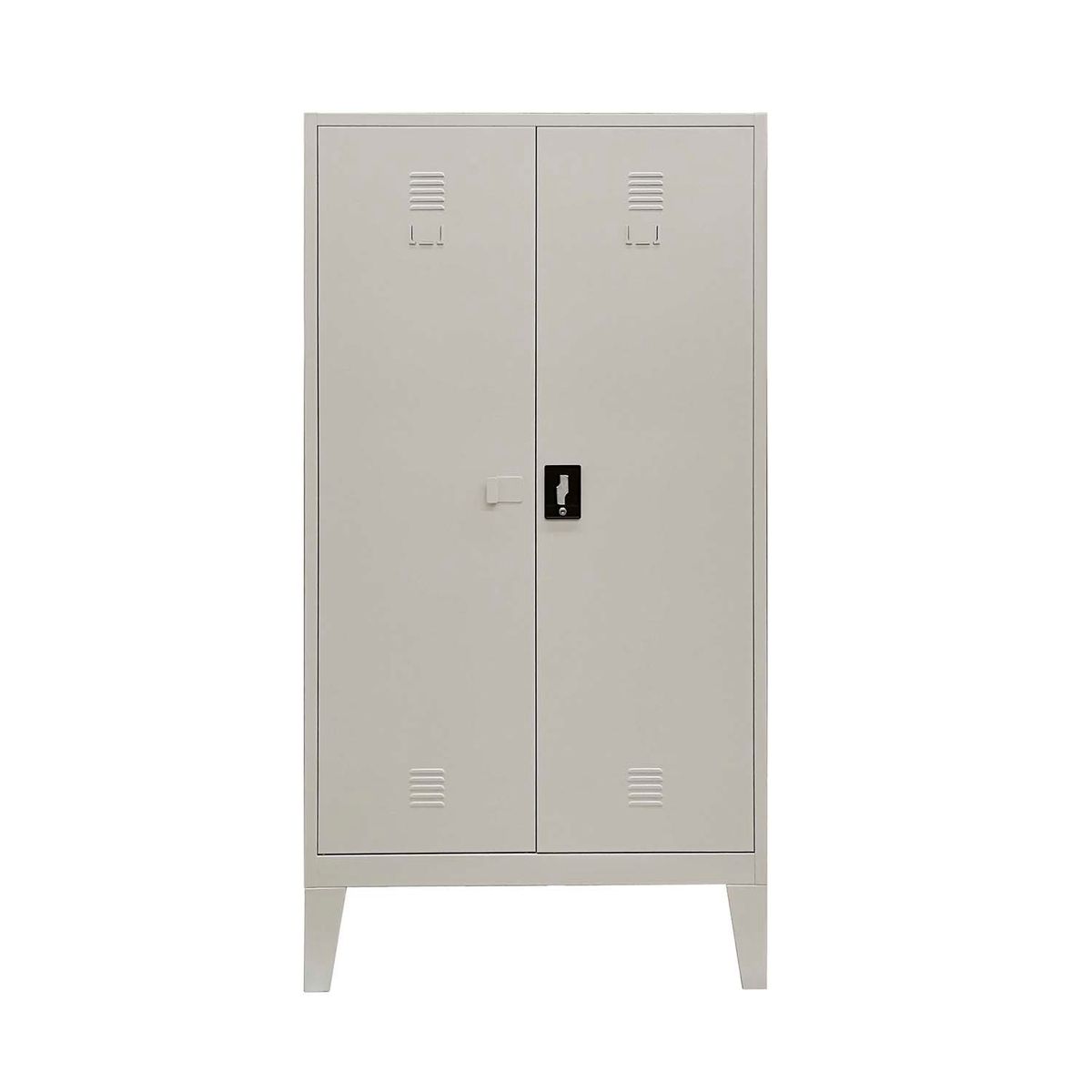 MOBITAT - Locker Repisa Metálico de 2 puertas con Llave Equimet