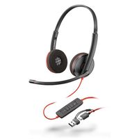 Audífonos Blackwire 3220 + Adaptador USB-C/A