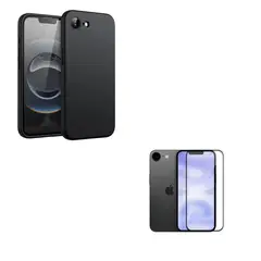 JOIGO - Carcasa Lamina de Vidrio Para iPhone 16e Negro