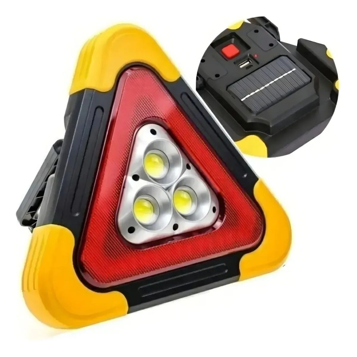 MOVI - Triangulo de Emergencia Recargable y con Panel Solar