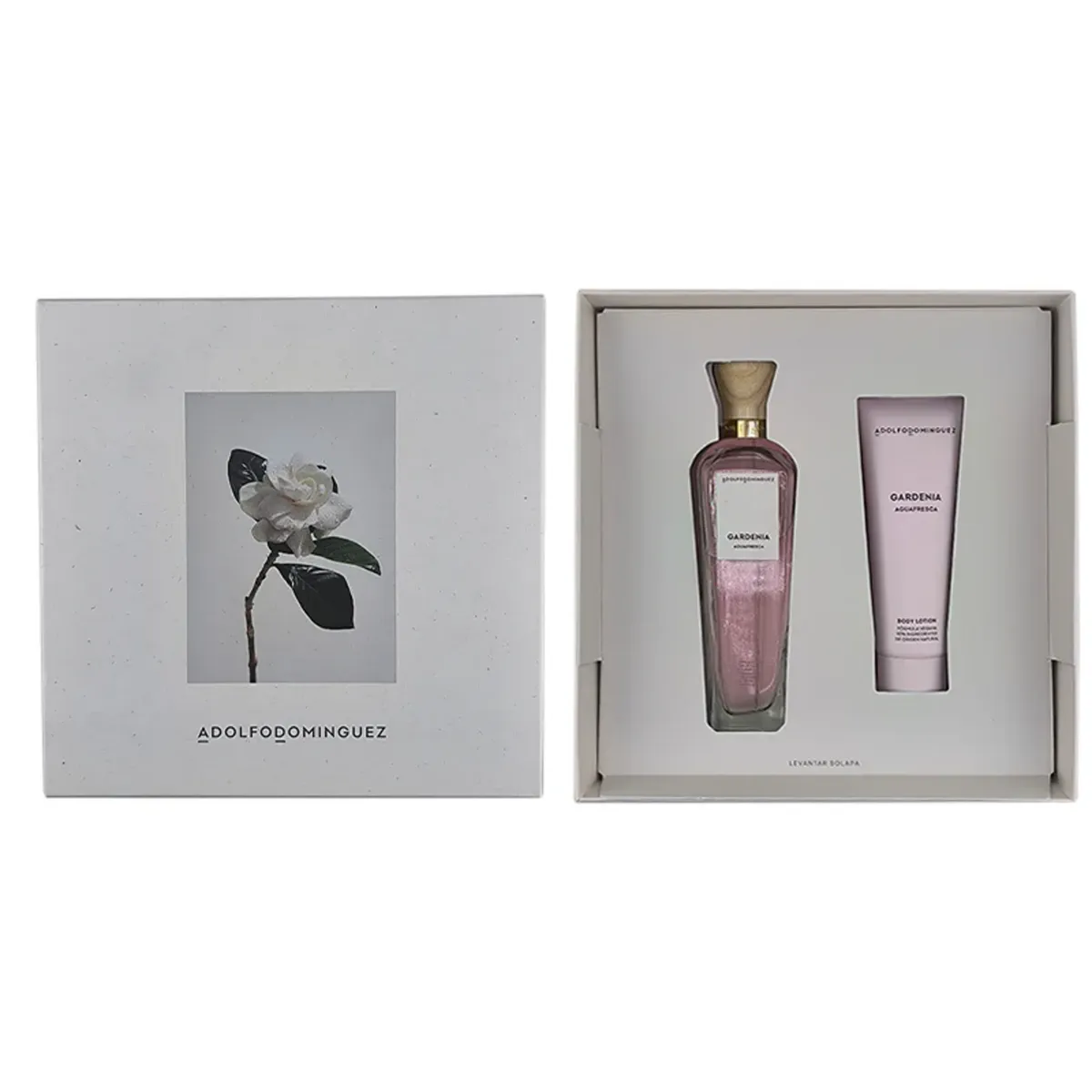 ADOLFO DOMINGUEZ - Set Perfume Para Mujer Agua Fresca Gardenia Eau de Toilette 120mL + Locion 75mL