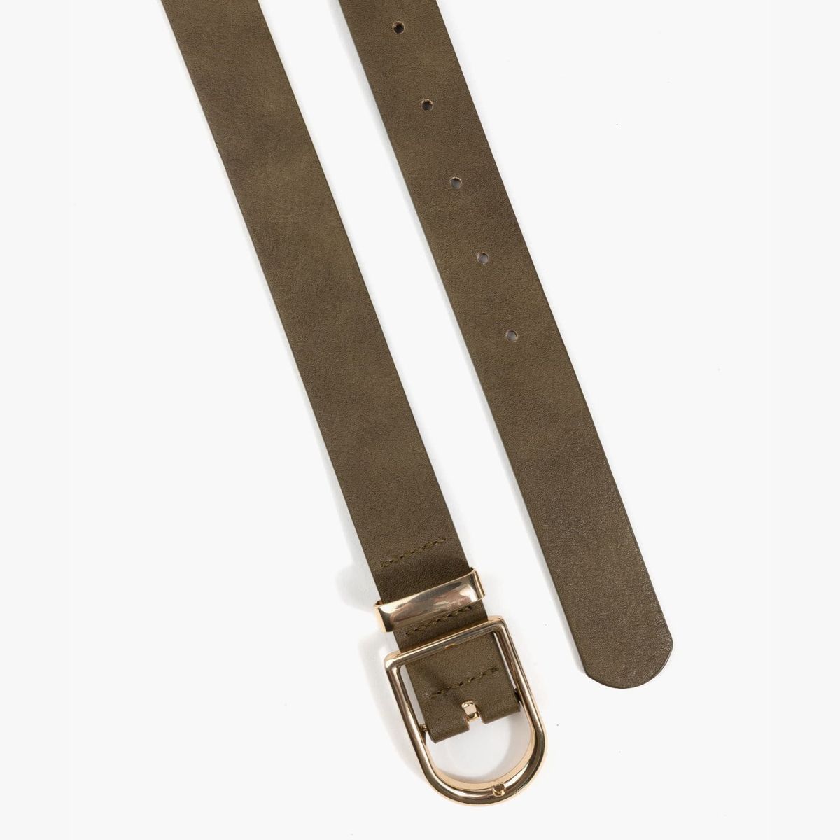 LOUNGE - Cinturón Mujer Clásico Hebilla Semicircular