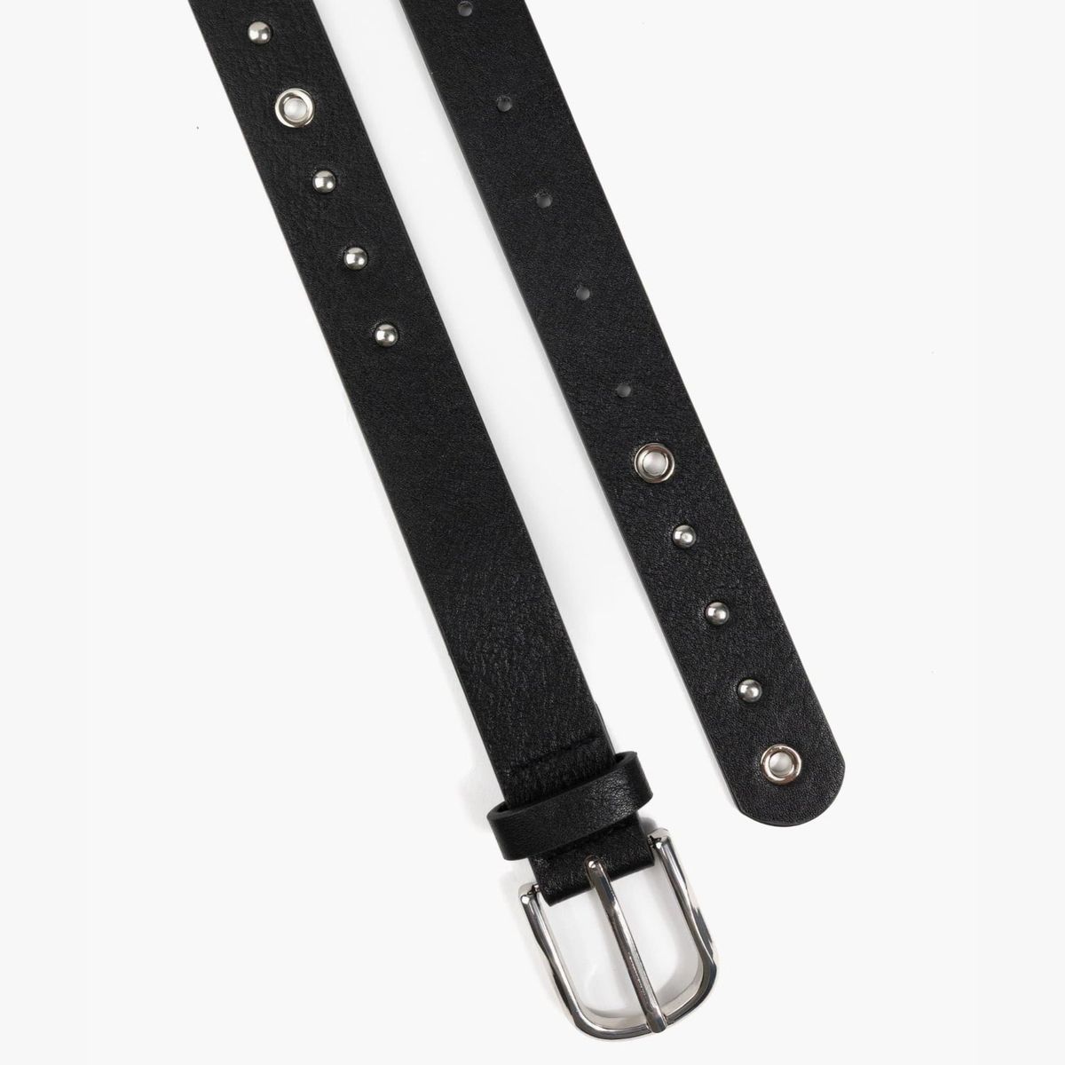 LOUNGE - Cinturón Mujer Tachas Ojetillos