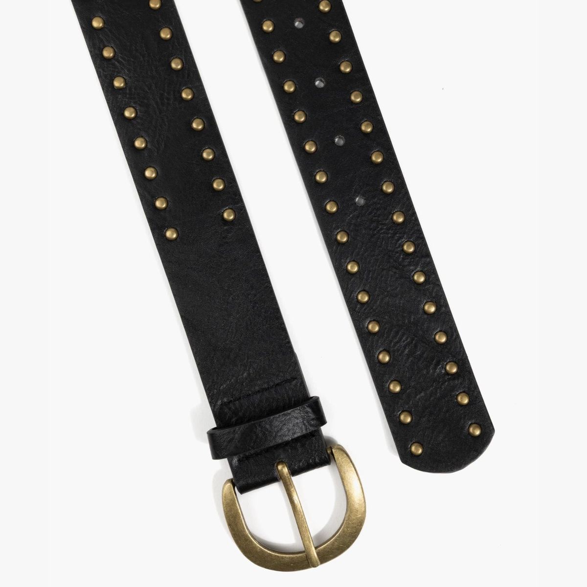 LOUNGE - Cinturón Mujer Tachas Hebilla Redonda