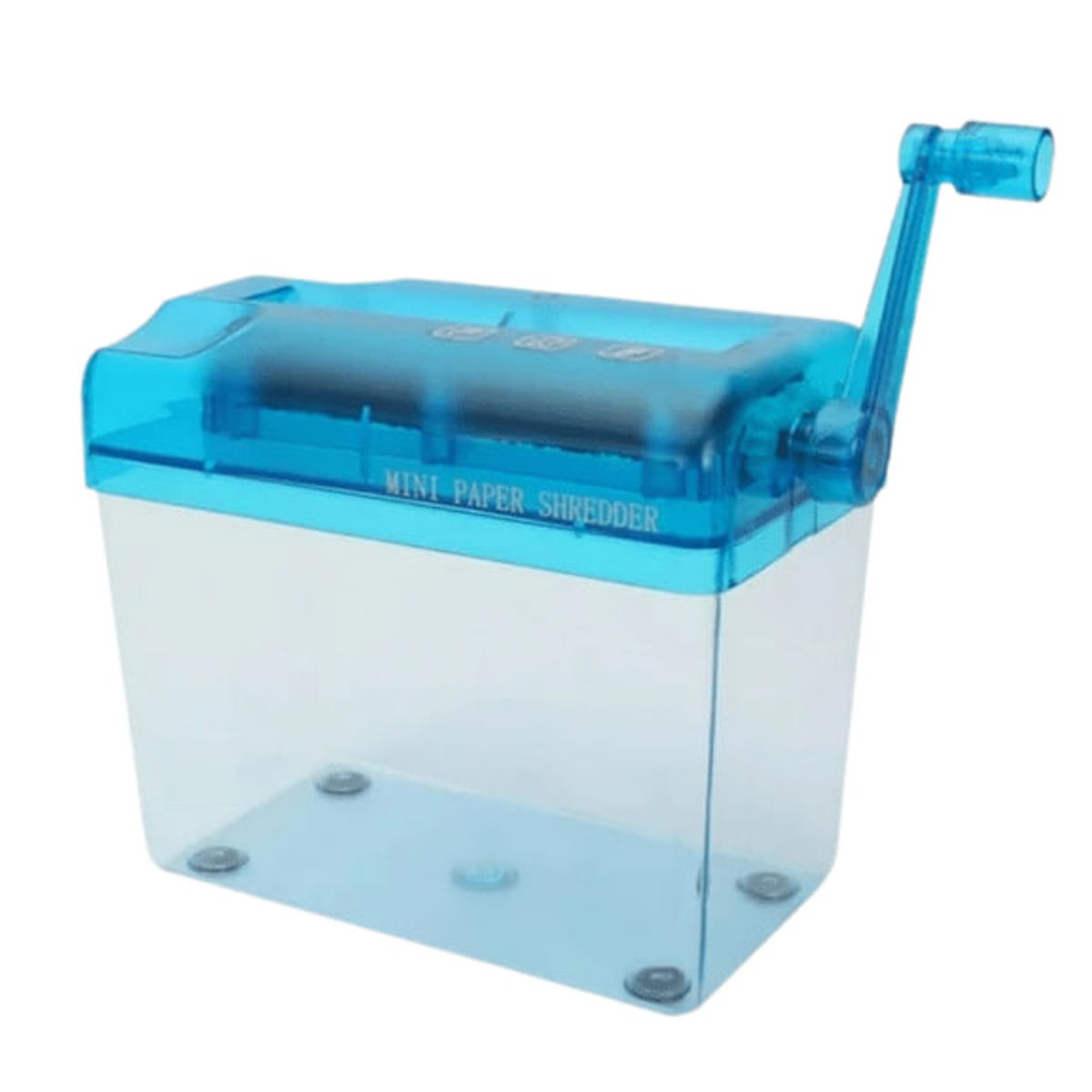 GENERICO - Trituradora De Papel Manual Capacidad 1.7 l Tritura 5 Hojas