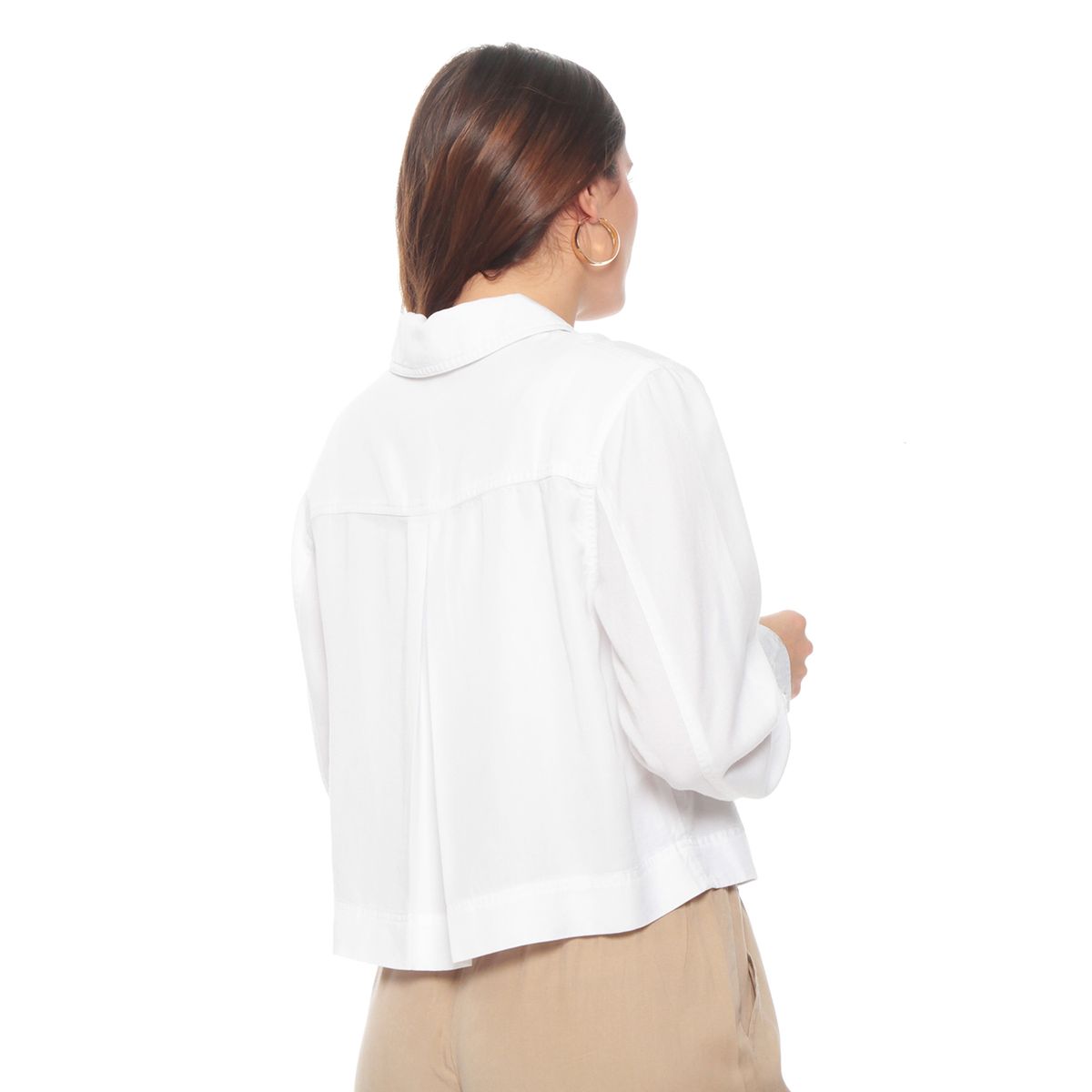 WADOS - CHAQUETA MANGA LARGA LYOCELL CON BOLSILLOS DELANTERO