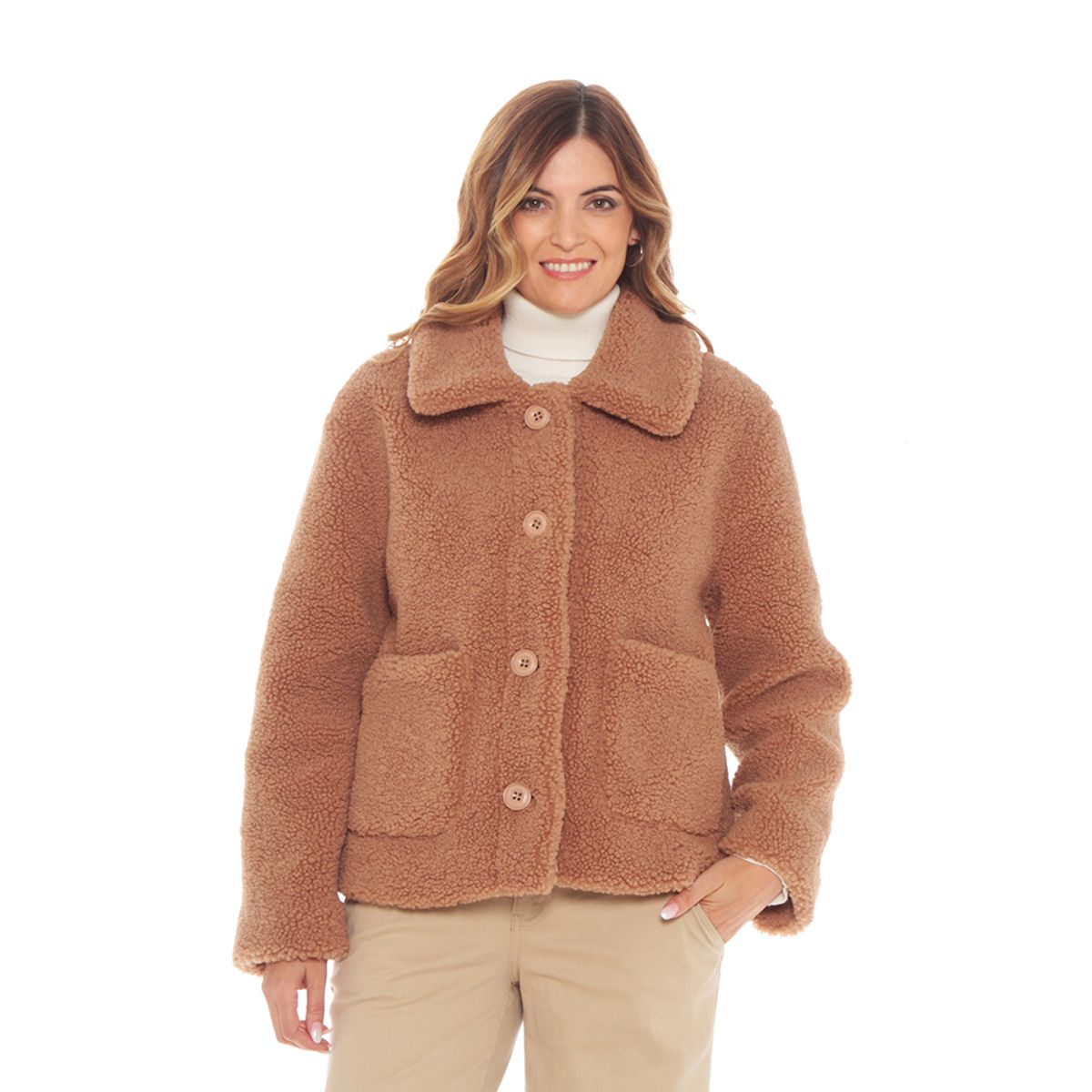 WADOS - CHAQUETA MANGA LARGA SOLIDO DE PIEL SINTETICA