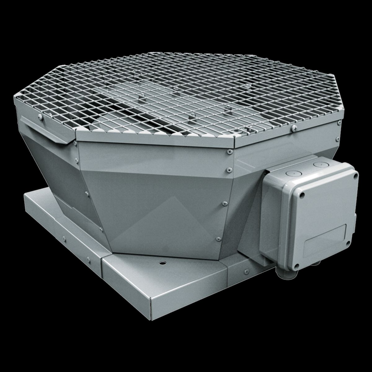 BLAUBERG - Ventilador centrífugo de tejado Tower-V-400-4E para campana de cocina