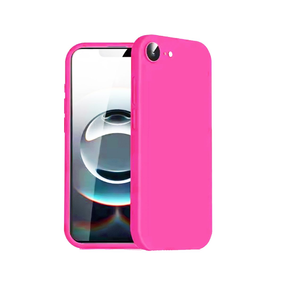 JOIGO - Carcasa Lamina de Vidrio Para iPhone 16e Fucsia