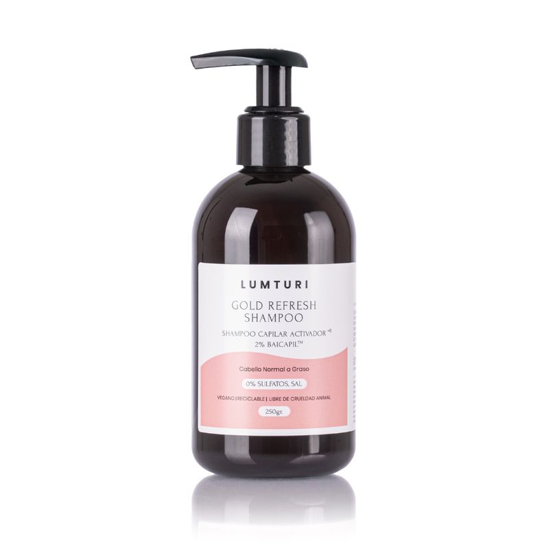 LUMTURI - Gold Refresh Shampoo Para Raíz Grasa Coctel Sin Sal